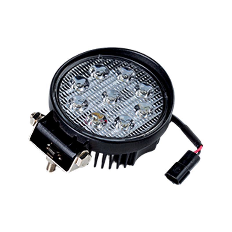 IP67 001 Faro da lavoro rotondo a 9 LED per carichi pesanti per veicoli industriali