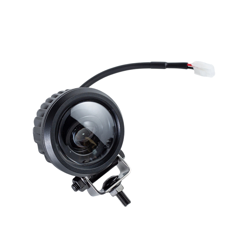 Spia di sicurezza per carrello elevatore a punto blu rotondo obliquo IP67 5W DC9-80V