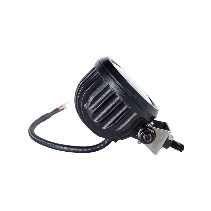 Spia di sicurezza per carrello elevatore a punto blu rotondo obliquo IP67 5W DC9-80V