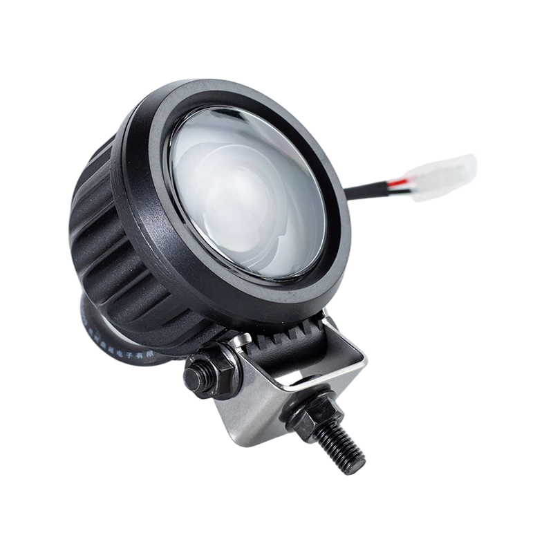 Spia di sicurezza per carrello elevatore a punto blu rotondo obliquo IP67 5W DC9-80V