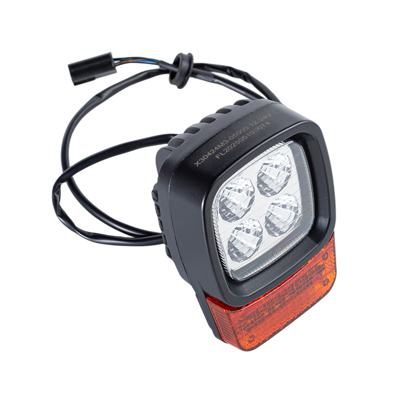 001 Luce combinata multifunzione/faro da lavoro a 4 LED con indicatore di direzione e luce di posizione per carrello elevatore