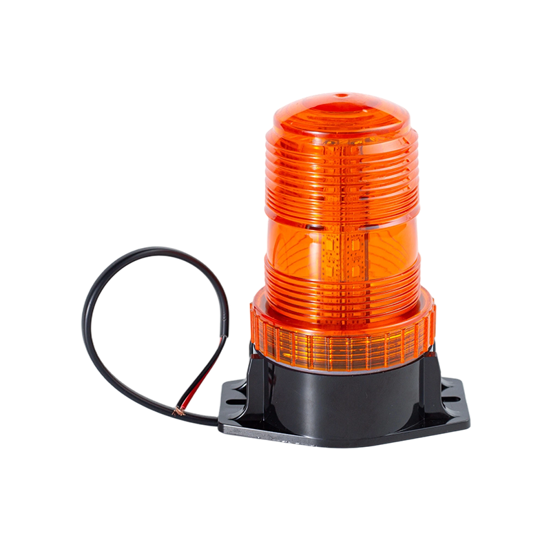 Spia stroboscopica ambrata IP65 8W DC9-80V 360° per carrelli elevatori