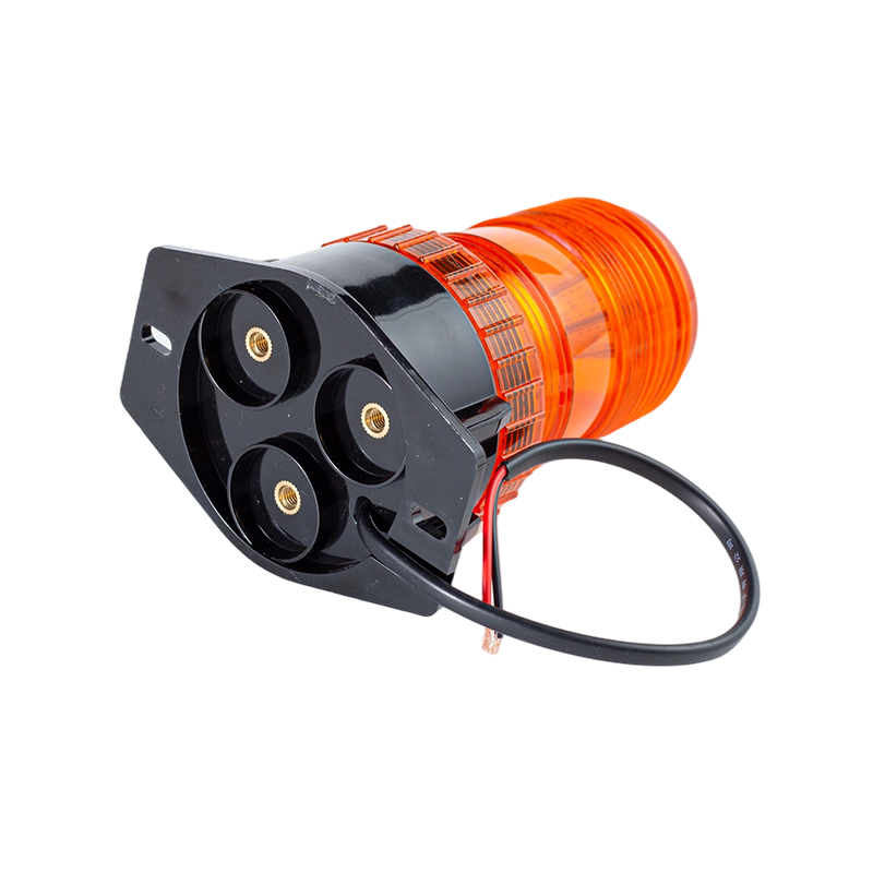 Spia stroboscopica ambrata IP65 8W DC9-80V 360° per carrelli elevatori
