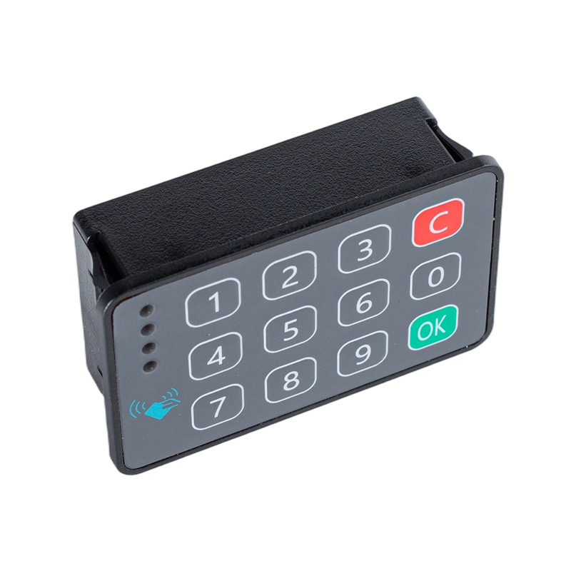 Lettore di schede IC orizzontale con tastiera / CAN2.0 125K Baud / Controllo accessi gestione flotta veicoli industriali